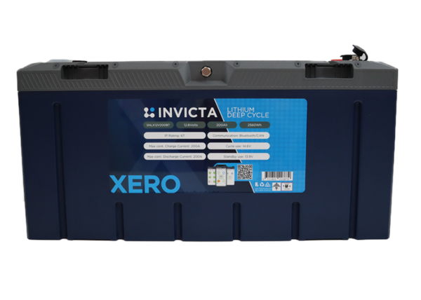 Invicta Xero 12V 200Ah LiFePO4 Battery