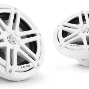 Marine Coaxial Speakers White Sport Grille