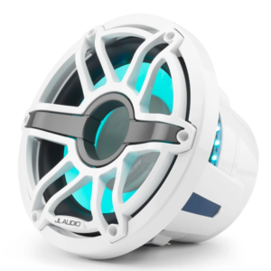 White Subwoofer Driver w/ Transflective LED