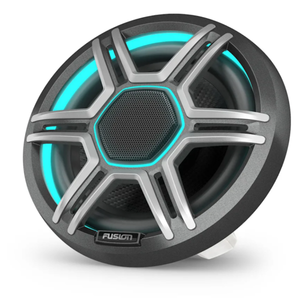 6.5inch LED Marine Speakers Sports Gray