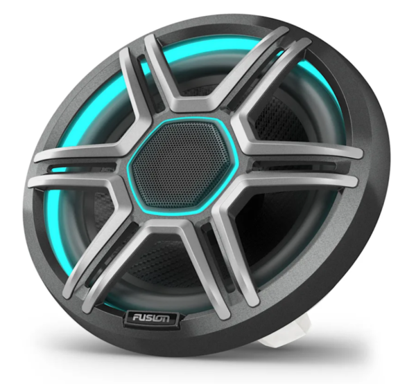 7.7inch LED Marine Speakers Sports Gray