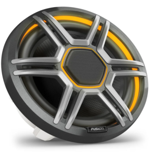 8.8inch LED Marine Speakers Sports Gray